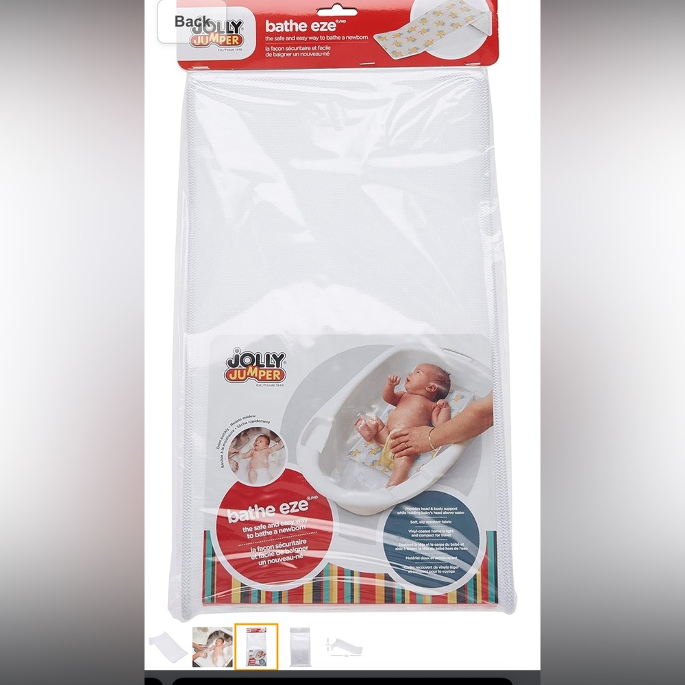 Bathe eze Jolly Jumper (never used) free with purchase